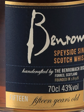 Load image into Gallery viewer, Benromach 15 years old label [Authorized Import]