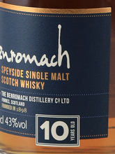 Load image into Gallery viewer, Benromach 10 Years Old Label