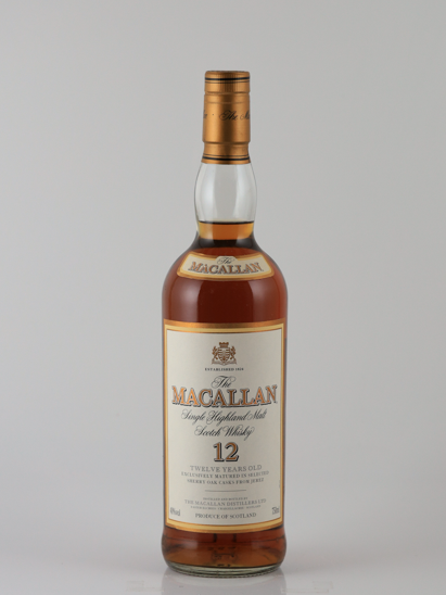 Macallan 12 Years Old Bottle