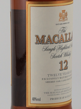 Load image into Gallery viewer, Macallan 12 Years Old Bottle