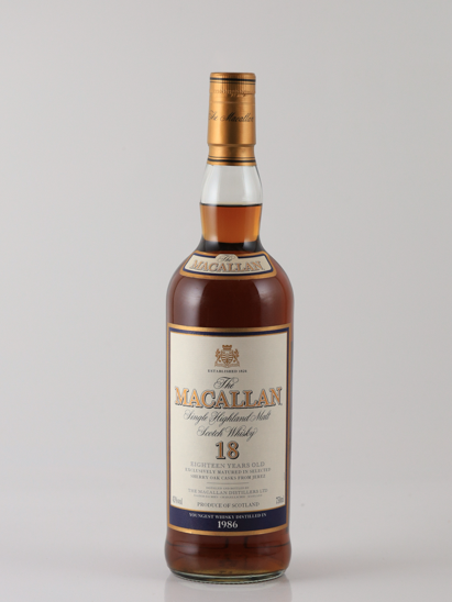 Macallan 18 Years 1986 Old Bottle