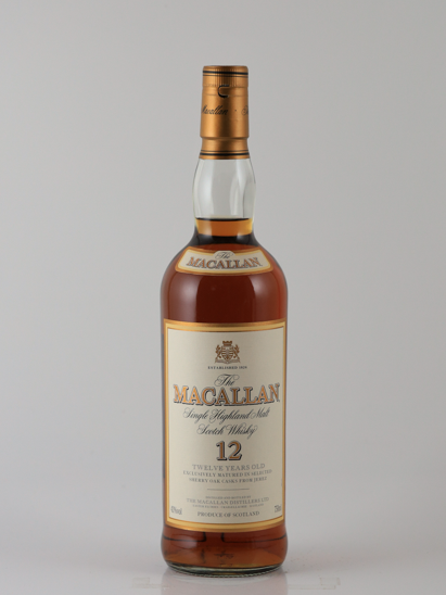 Macallan 12 Years Old Bottle