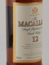 Load image into Gallery viewer, Macallan 12 Years Old Bottle