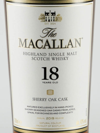 Macallan 18 Years 2019 Release