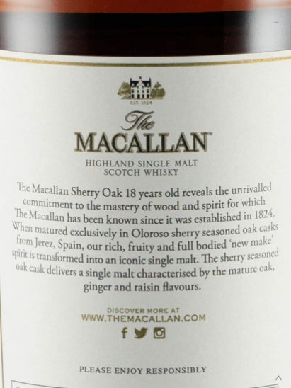Macallan 18 Years 2019 Release