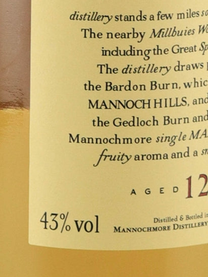 Mannochmore 12 Years 2021 Release Lot 1103