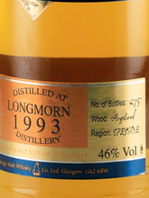 Load image into Gallery viewer, Cooper's Choice Longmorn 21 Years 1993
