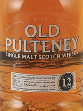 Load image into Gallery viewer, Old Pulteney 12 Years Old Label