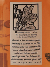 Load image into Gallery viewer, Old Pulteney 12 Years Old Label