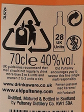 Load image into Gallery viewer, Old Pulteney 12 Years Old Label