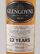 Load image into Gallery viewer, Glengoyne 12 Years Old Label