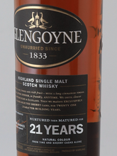 Load image into Gallery viewer, Glengoyne 21 Years Old Label