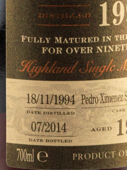 Glendronach 19 Years 1994 PX Sherry Puncheon