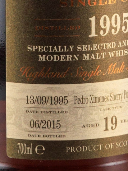 Glendronach 19 Years 1995 PX Sherry Puncheon for MMWM