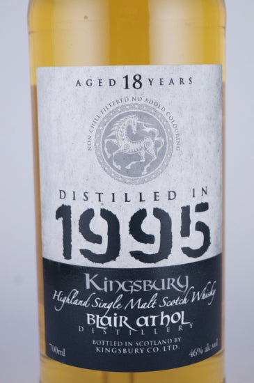 Kingsbury Silver Blair Athol 18 Years 1995