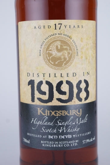 Kingsbury Gold Ben Nevis 17 Years 1998