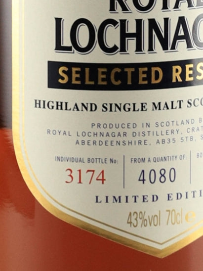 Royal Lochnagar Selected Reserve 2012