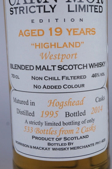 Carn Mor Strictly Limited Westport 19 Years 1995