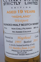 Load image into Gallery viewer, Carn Mor Strictly Limited Westport 19 Years 1995
