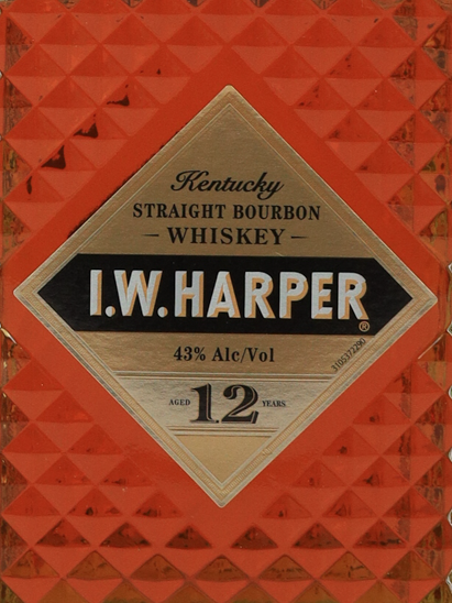 I.W. Harper 12 Years Old Label