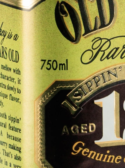 Old Ezra 12 Years Old Label