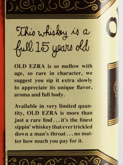Old Ezra 15 Years