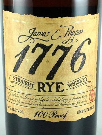 James E. Pepper 1776 Rye