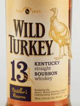 Load image into Gallery viewer, Wild Turkey 13 Year Old Old Label - image 3