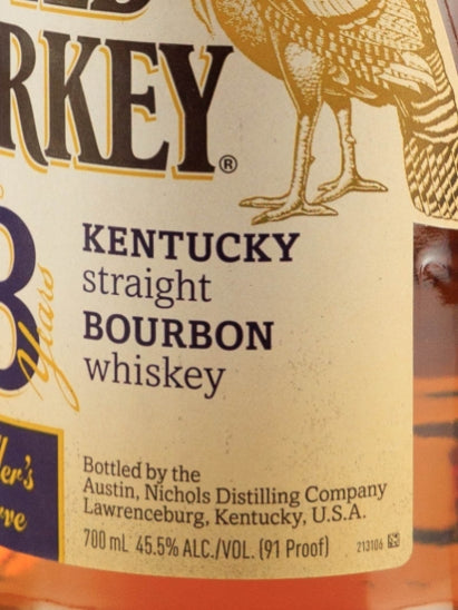 Wild Turkey 13 Year Old Old Label - image 4