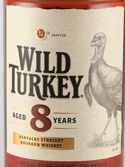 Wild Turkey 8 Years 1L Old Label