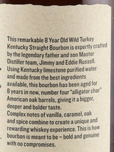 Load image into Gallery viewer, Wild Turkey 8 Years 1L Old Label