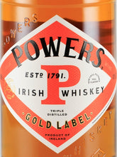 Load image into Gallery viewer, powers gold label