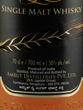 Load image into Gallery viewer, Amrut Rye Single Malt