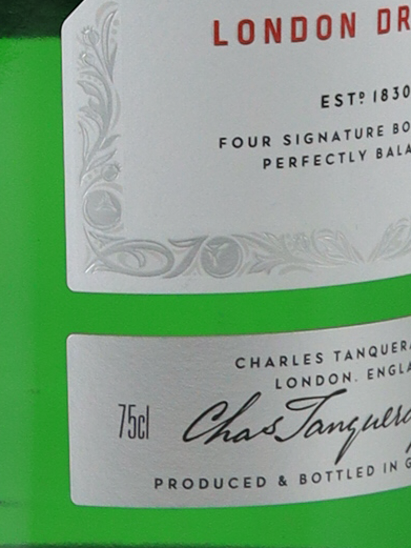 Tanqueray Gin 750ml