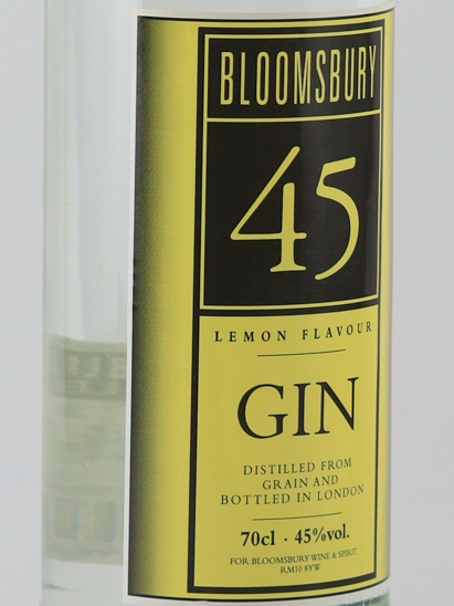 Bloomsbury Lemon Flavor Dry Gin