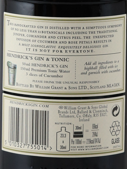 Hendrick's Gin