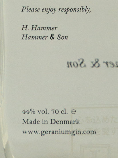 Geranium Gin