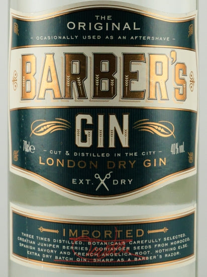 Barber's London Dry Gin