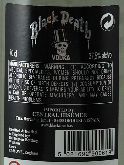 Black Death Vodka