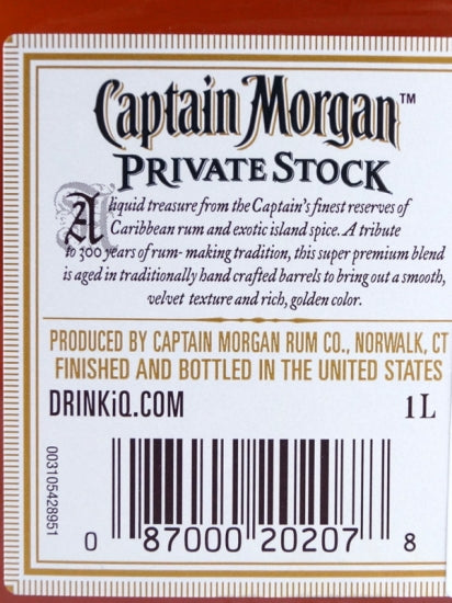 Captain Morgan Private Stock 1L