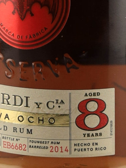 Bacardi 8 Years