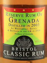 Load image into Gallery viewer, Bristol Classic Rum Grenada 2003/2014