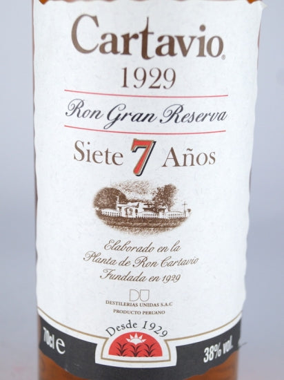 Ron Cartavio Gran Reserva 7 Years