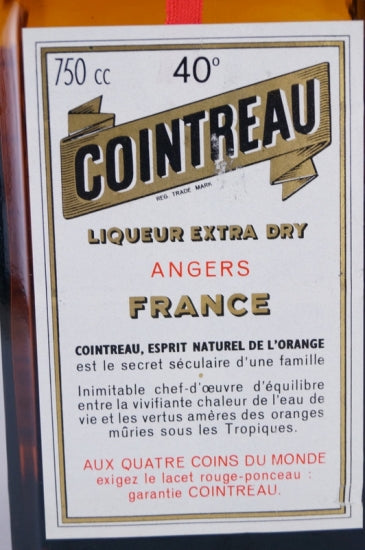 Cointreau 1980s Distribution Old Bottle