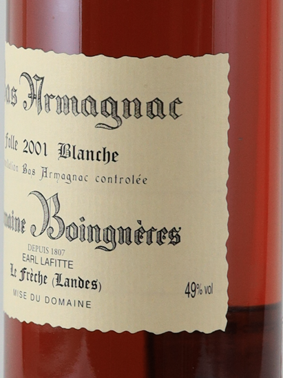 Domaine Boingneres Folle Blanche 2001