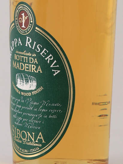 Sibona Grappa Madeira Wood Finish