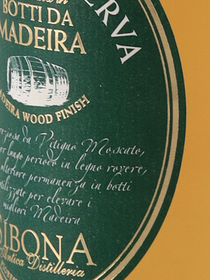 Sibona Grappa Madeira Wood Finish