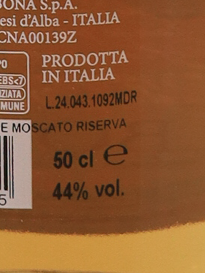 Sibona Grappa Madeira Wood Finish