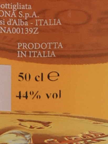 Sibona Grappa Sherry Wood Finish