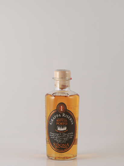 Sibona Grappa Port Wood Finish